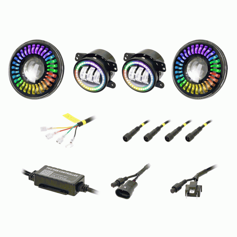 Metra Electronics JP-708RGBKT Chasing RGB 7