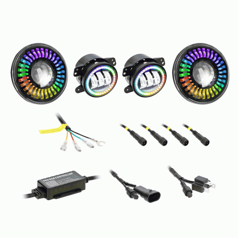 Metra Electronics JP-708RGBKT Chasing RGB 7