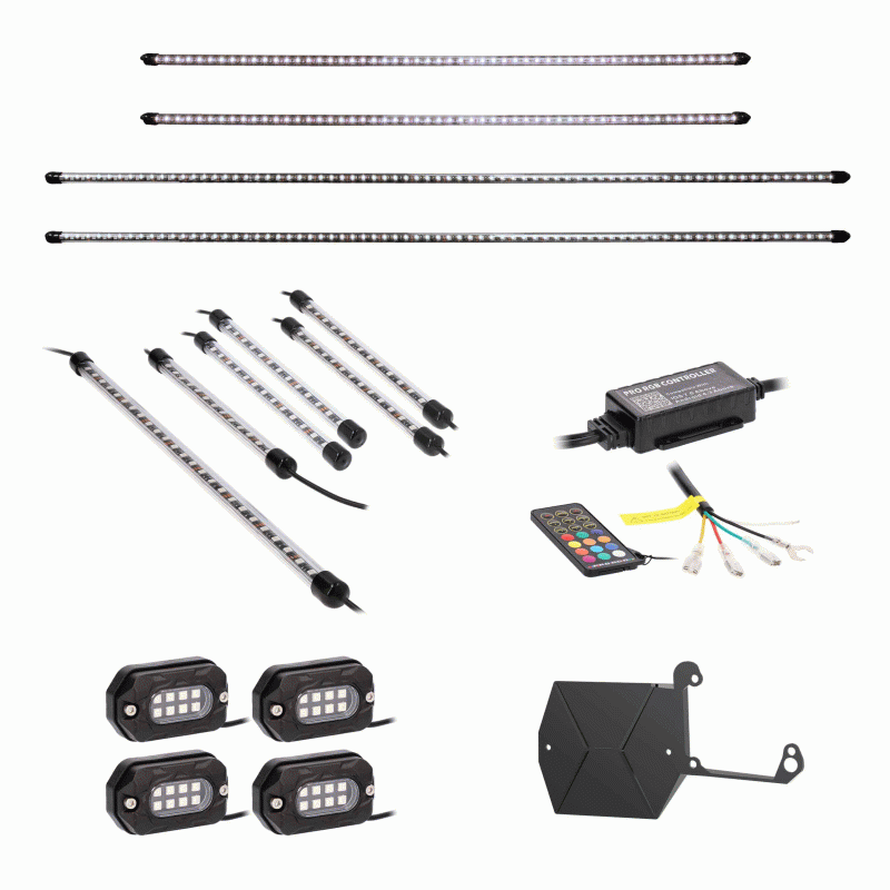 Metra Electronics JP-RGBKT-1 Complete Plug-N-Play RGB Lighting Kit for Jeep JL/JT
