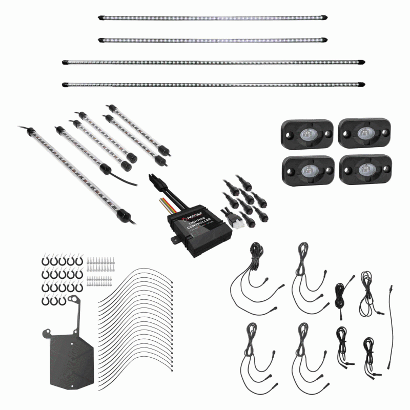 Metra Electronics JP-RGBKT-1 Complete Plug-N-Play RGB Lighting Kit for Jeep JL/JT