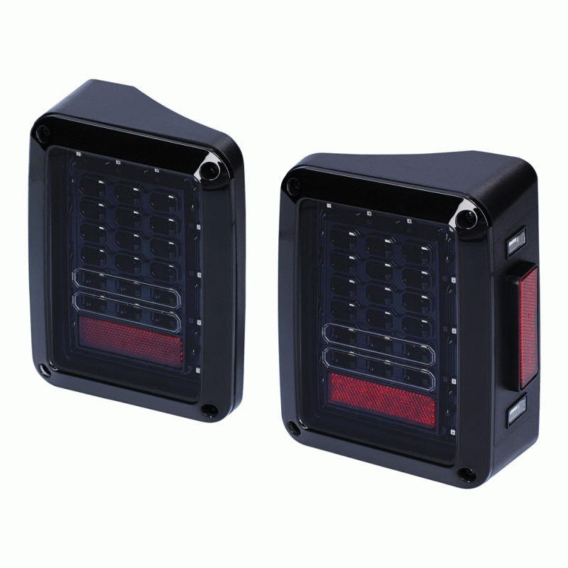 Metra Electronics  JP-TL01S LED Grid Taillights with Smoked Lens - Wrangler JK 2007-2019