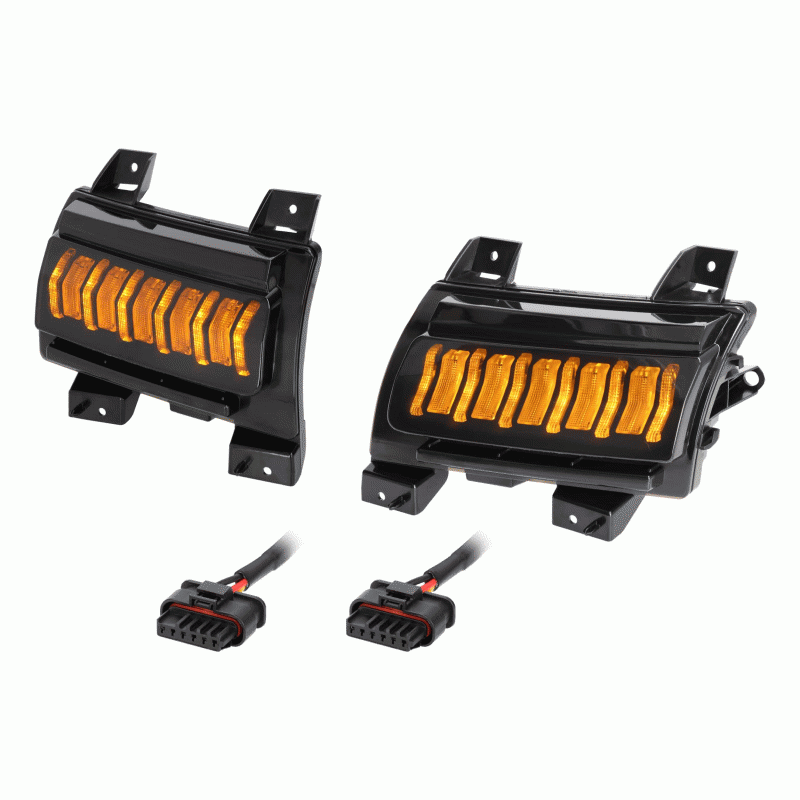 Metra Electronics  JP-TSS-S Smoked Turn Signal Light - Jeep® JL & JT Sport/Willys
