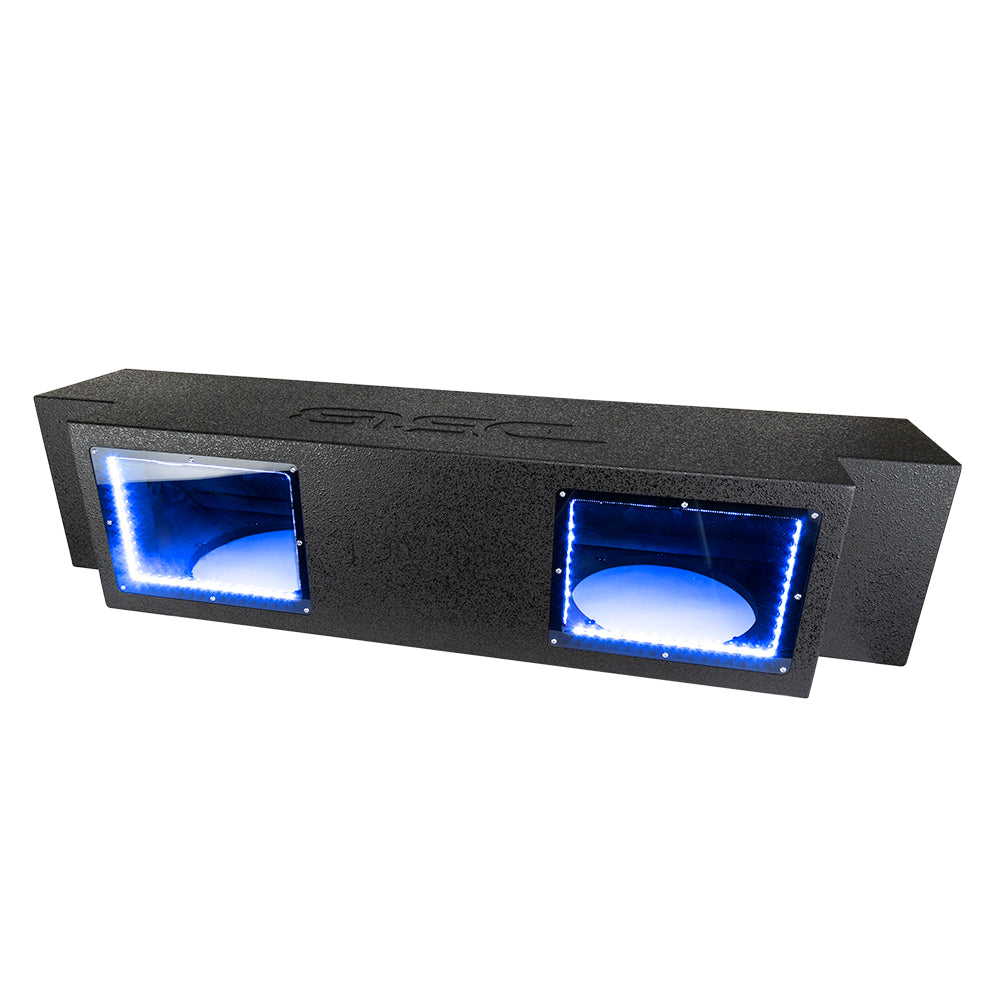 Jeep JKU/JLU Down Firing Subwoofer Enclosure 2 x 12