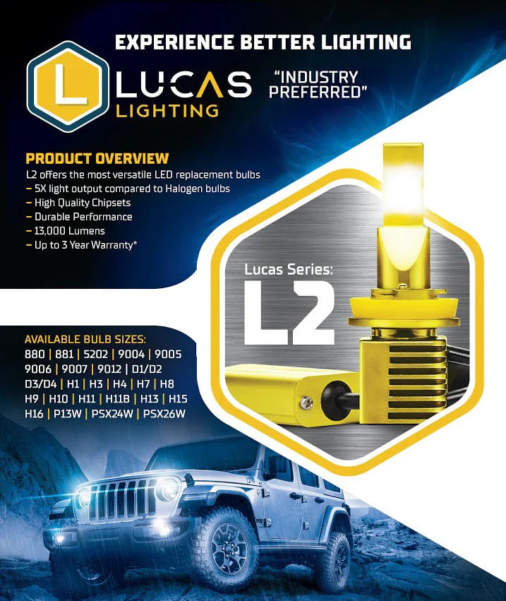 Lucas Lighting,L2-H1 PAIR Single output. Replaces H1/ST/XV