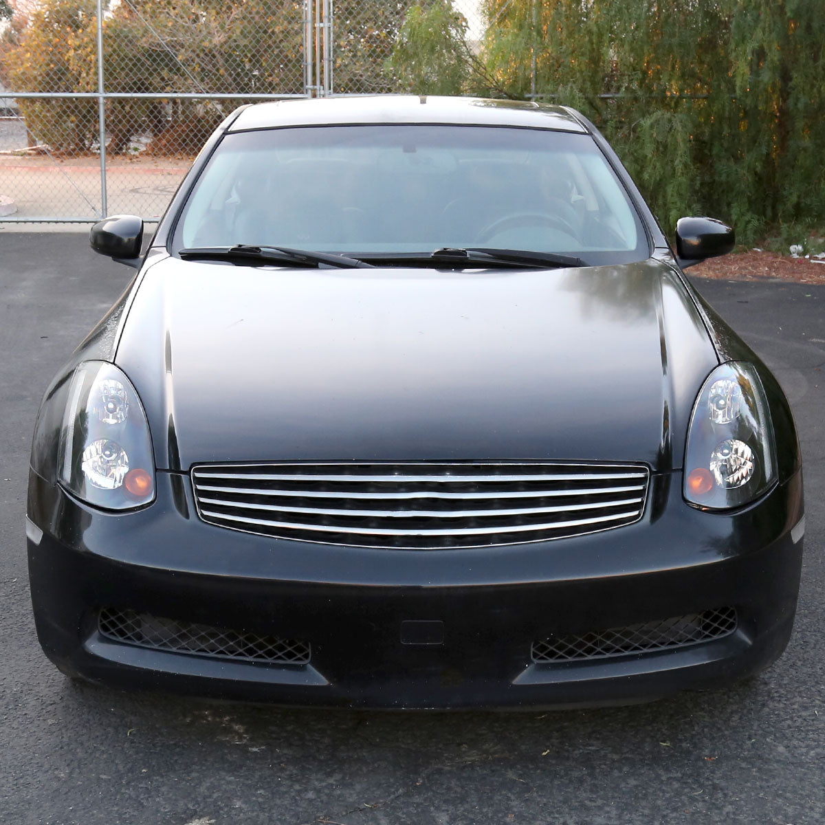 Spec-D 03-05 Infiniti G35 Coupe Headlights OEM Style Black