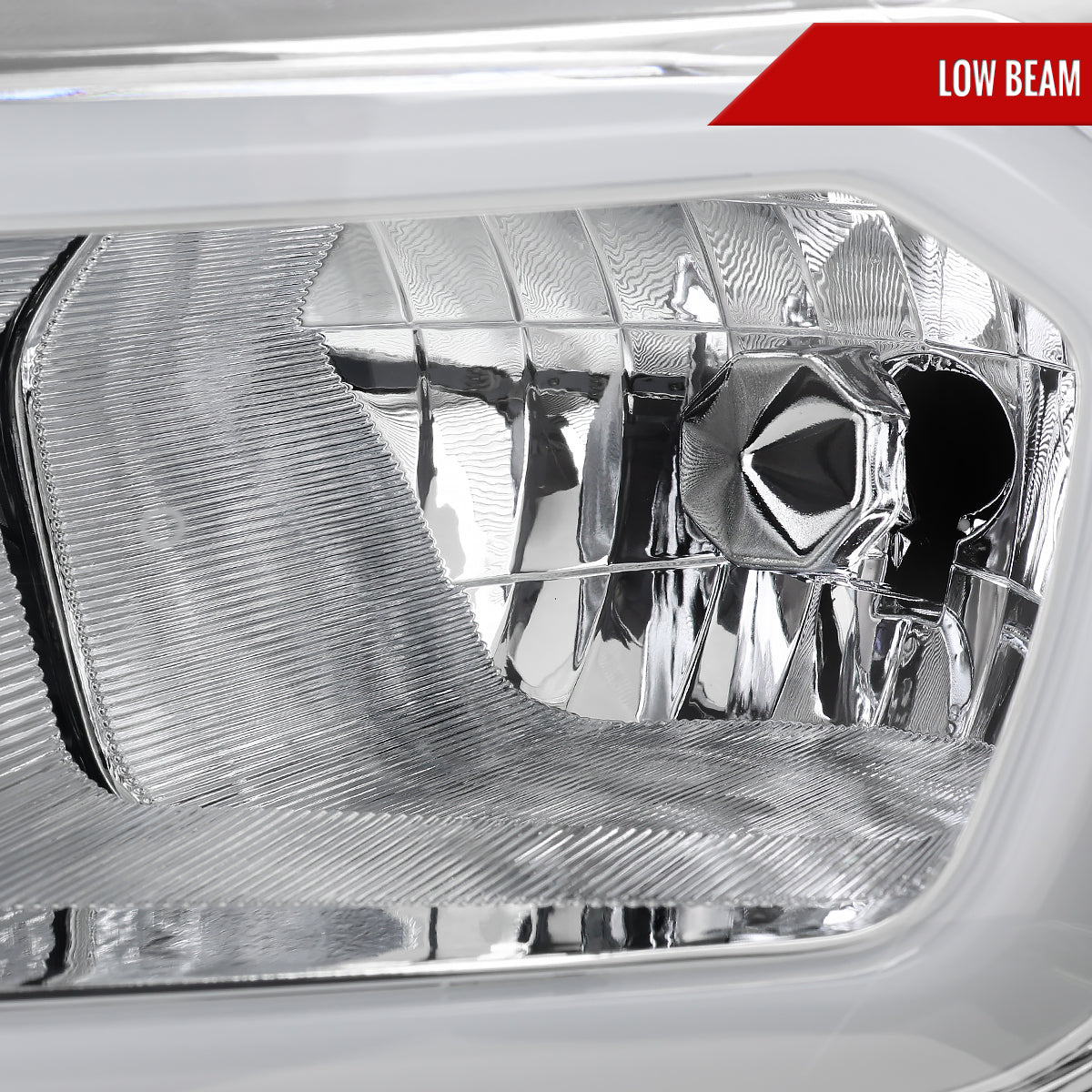 Spec-D 19-24 Ranger XL XLT Headlights OEM Style light Bar Chrome