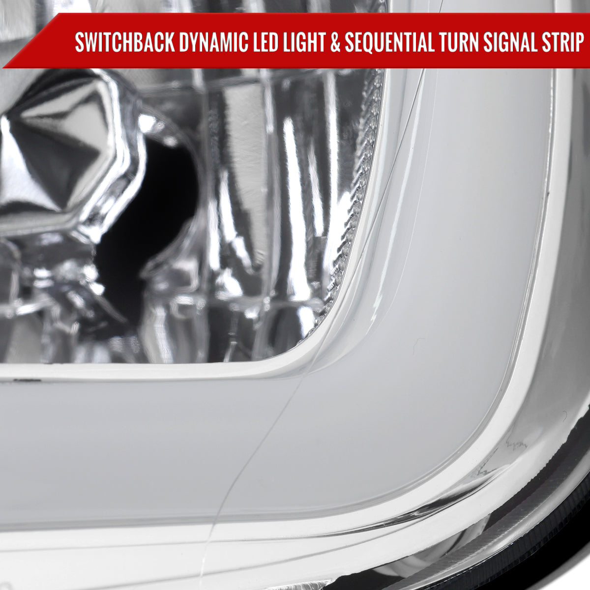 Spec-D 19-24 Ranger XL XLT Headlights OEM Style light Bar Chrome
