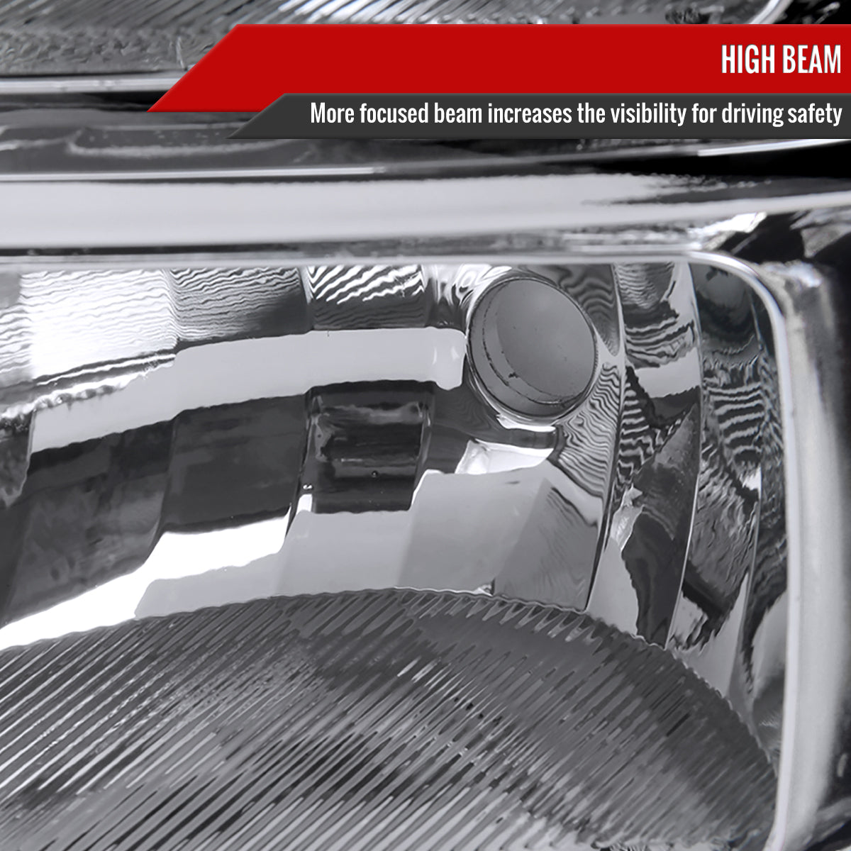 Spec-D 07-14 GMC Sierra Denali Headlights OEM Style Reflector Chrome