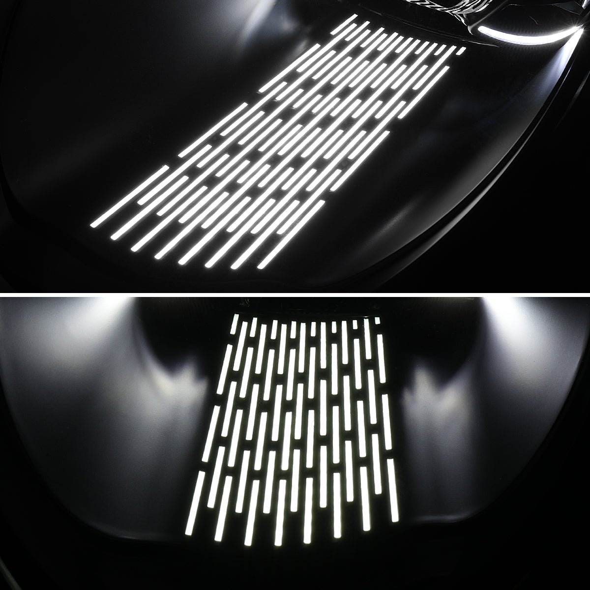 Spec-D 05-08 Porsche 911 997.1 LED Projector Headlights Black