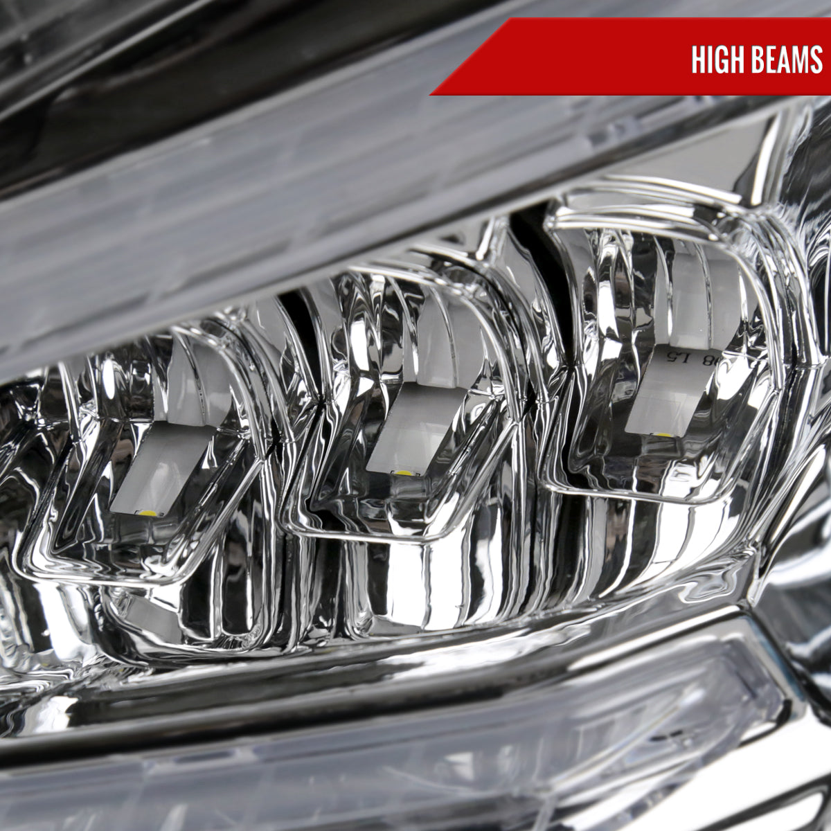 Spec-D 08-11 Benz W204 C-Class Sequential LED Headlights Chrome