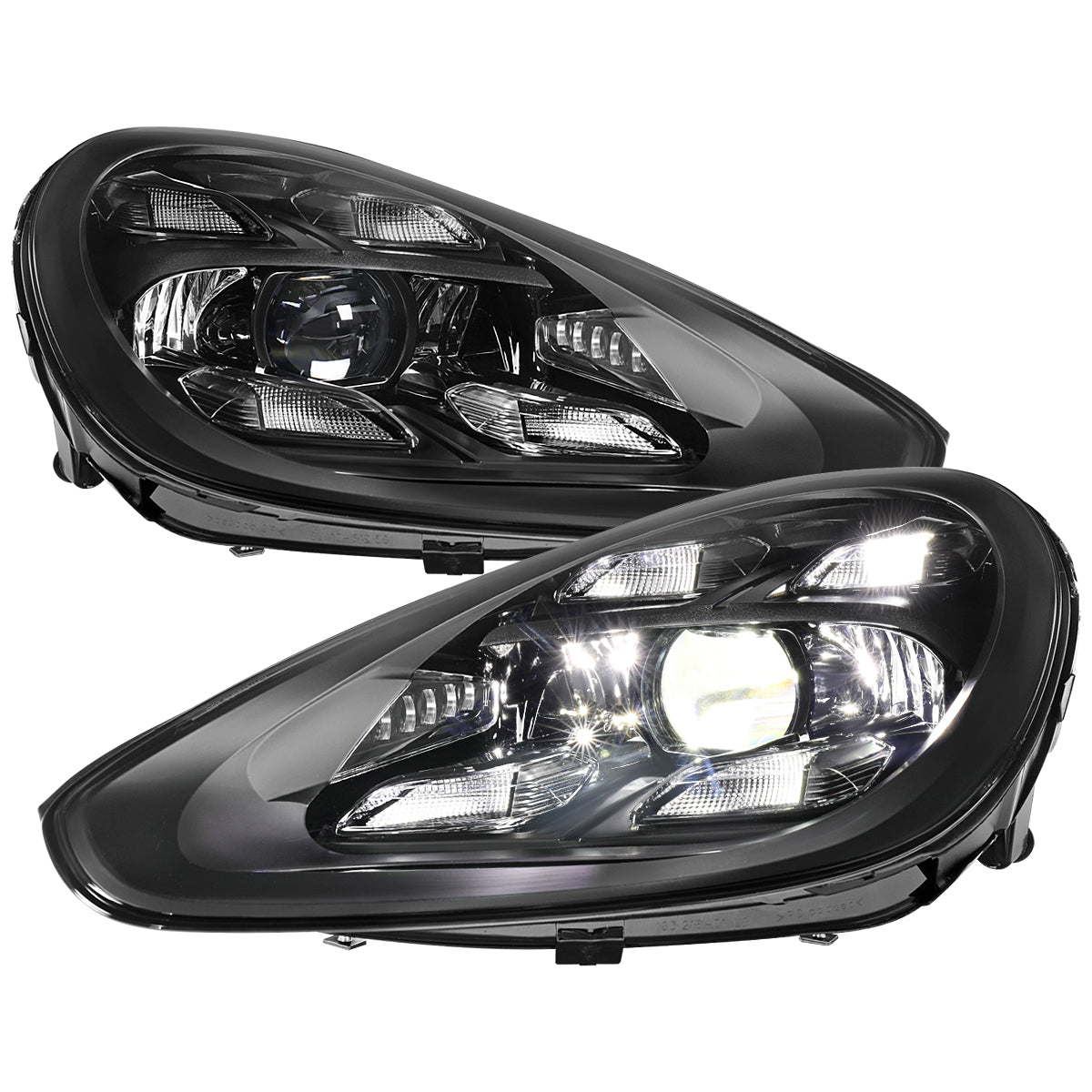 Spec-D 15-17 Porsche Cayenne 958.2 Pro Headlights for non-Dynamic Blk