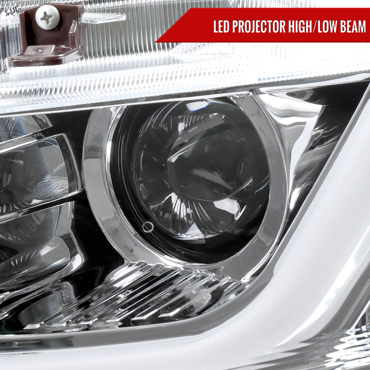 Spec-D 16-21 Honda Civic Projector Headlights Sequential LED Chrome