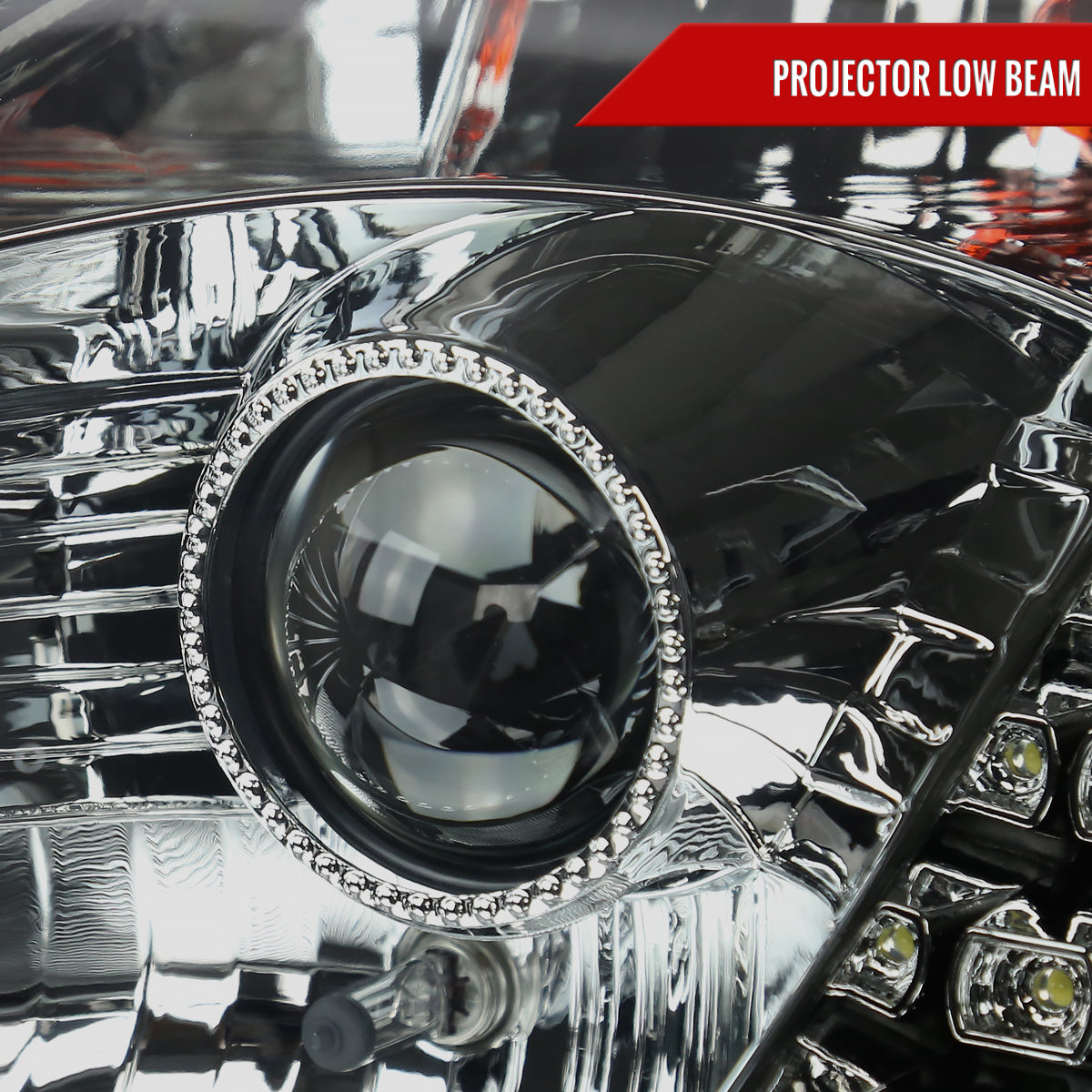 Spec-D 03-05 350Z Projector Headlights Factory HID Chrome/Smoked