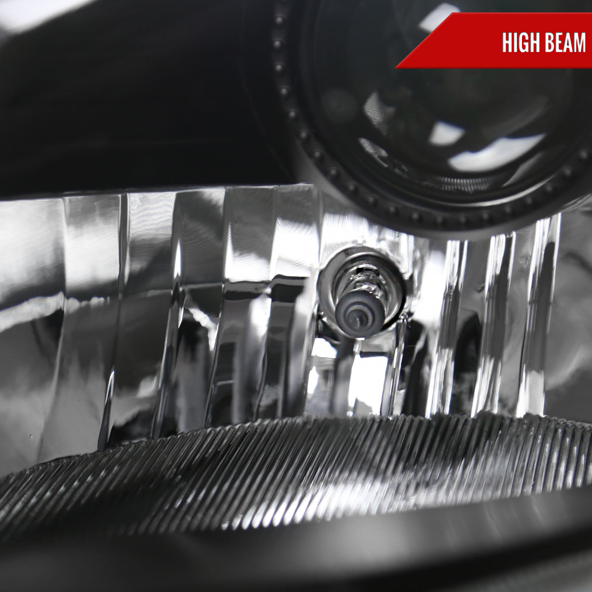 Spec-D 03-05 Nissan 350Z Headlights Projector Black SEQ