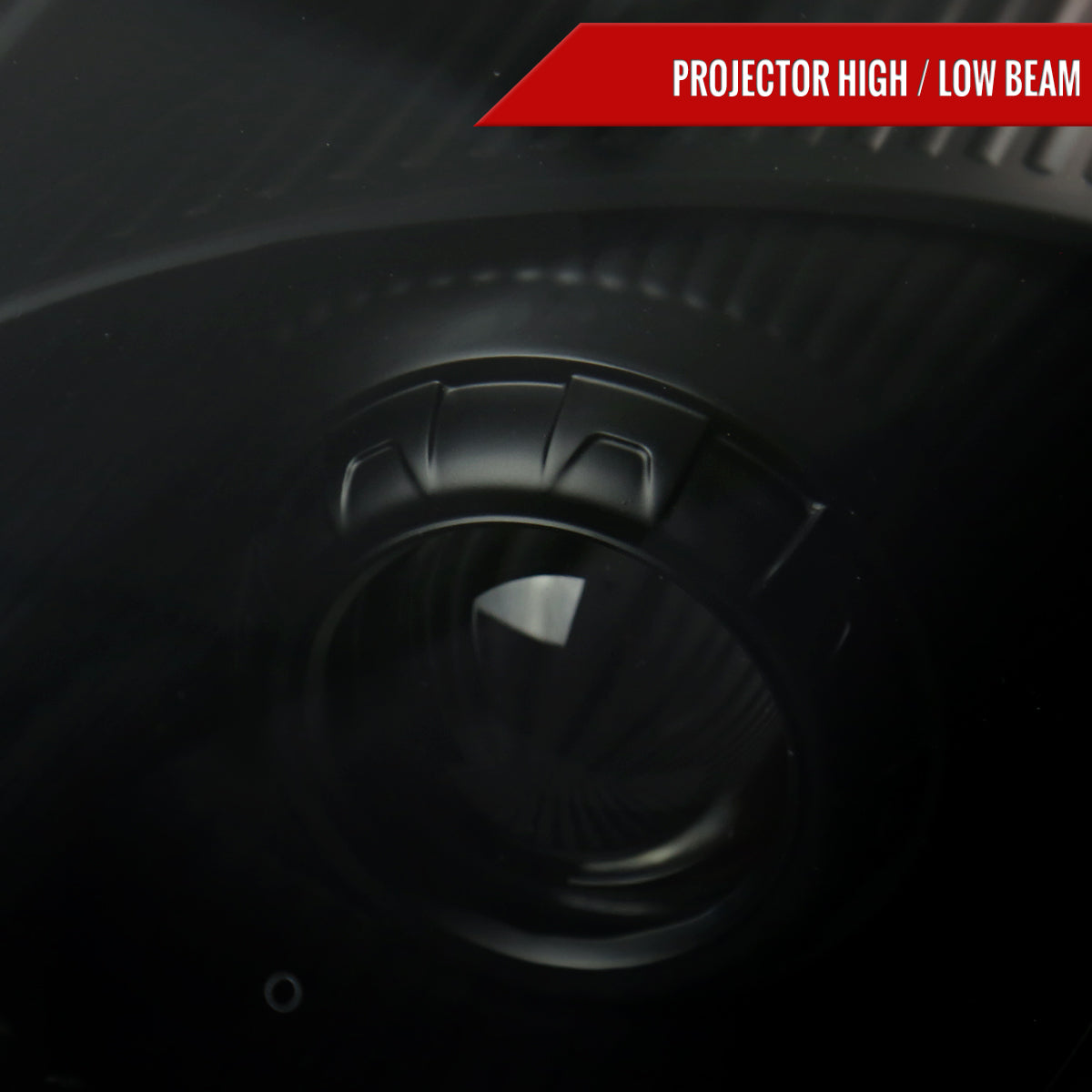 Spec-D 06-09 350Z LED Projector Headlights Black/Smoked Lens
