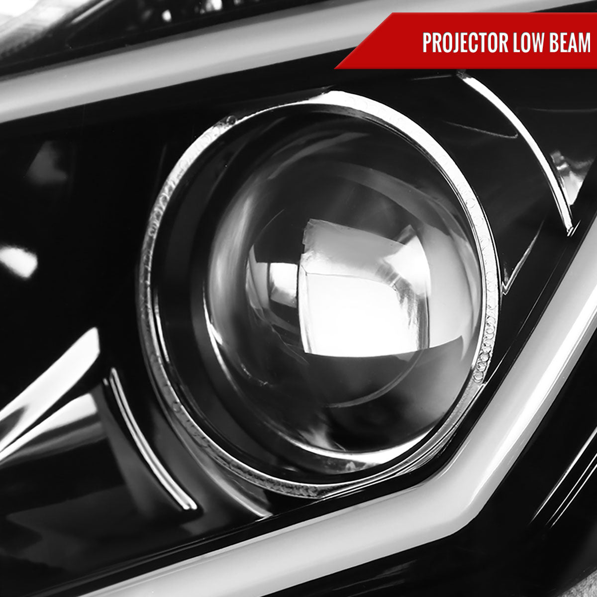 Spec-D 01-07 Benz W203 C-Class 4DR Projector Headlights LED Bar