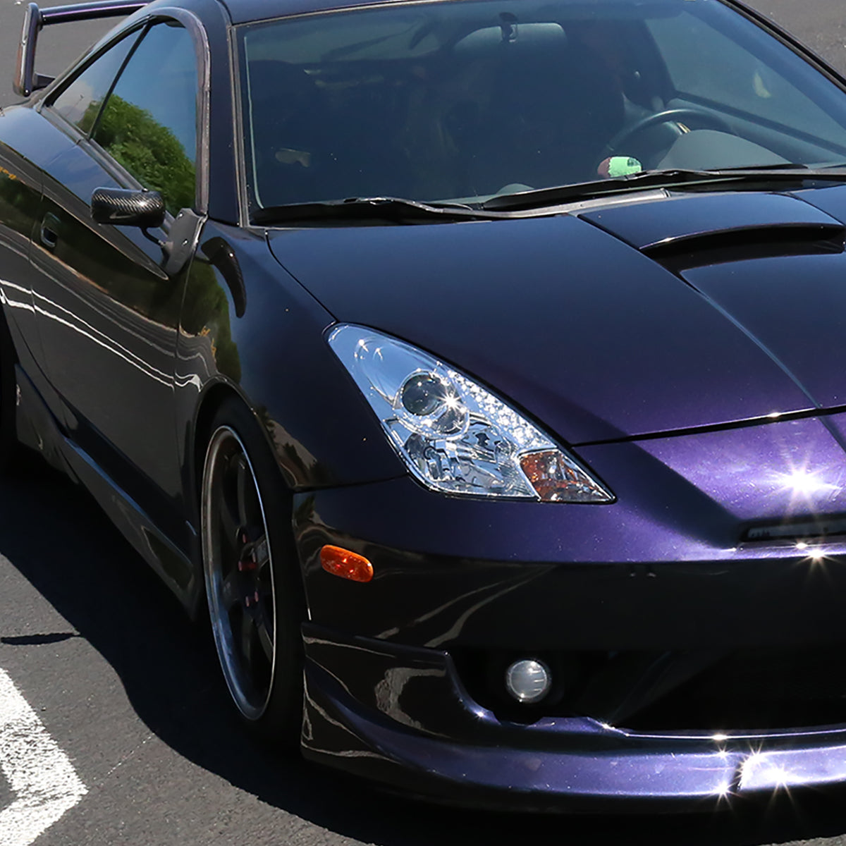 Spec-D 00-05 Toyota Celica Projector Headlights LED Chrome