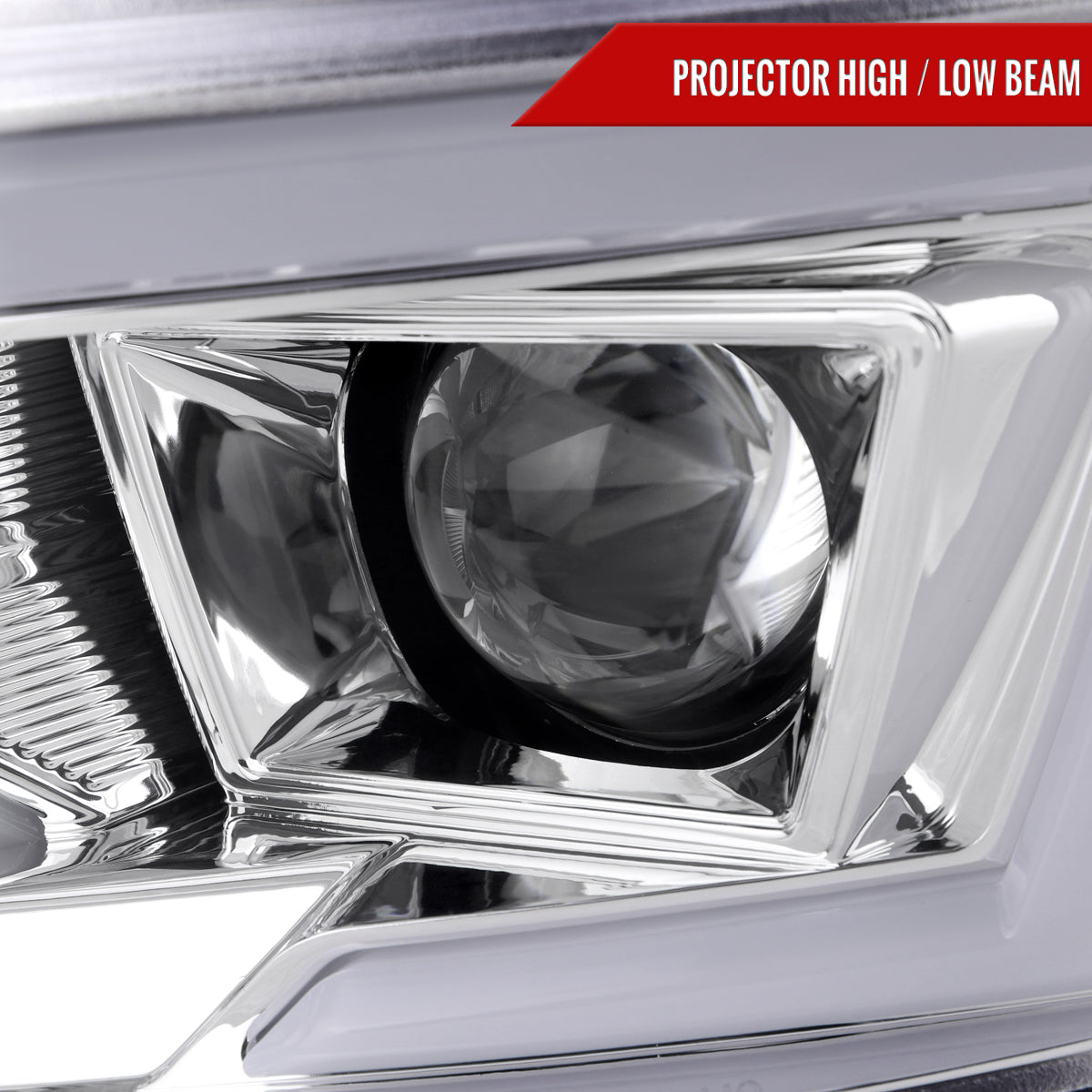 Spec-D 15-23 Dodge Charger Sequential Projector Headlights Chrome