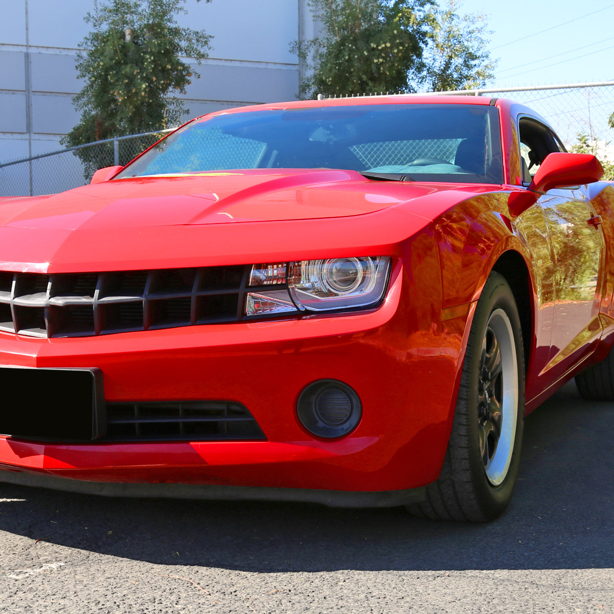 Spec-D 10-13 Chevy Camaro LED Bar Projector Headlights Chrome