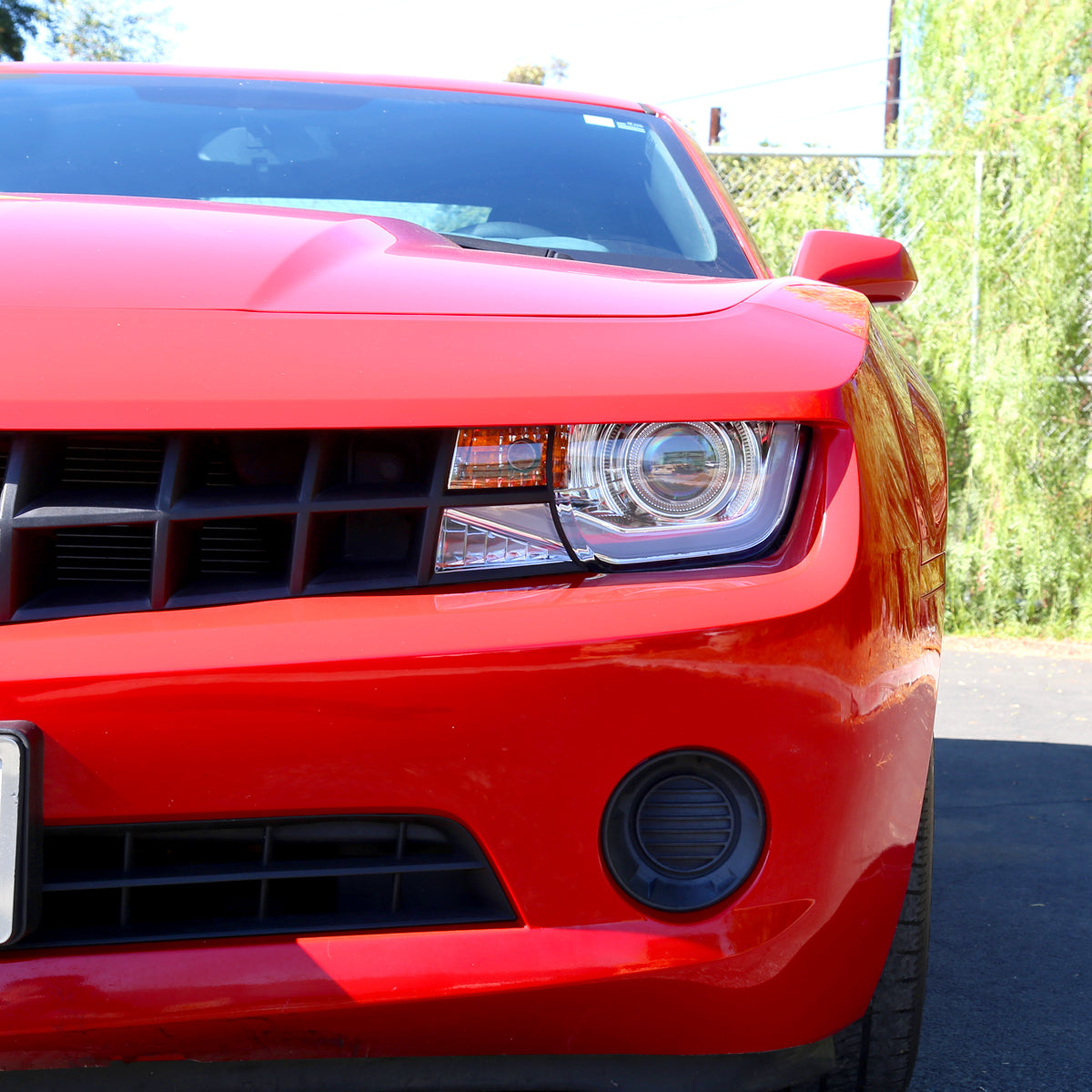 Spec-D 10-13 Chevy Camaro LED Bar Projector Headlights Chrome
