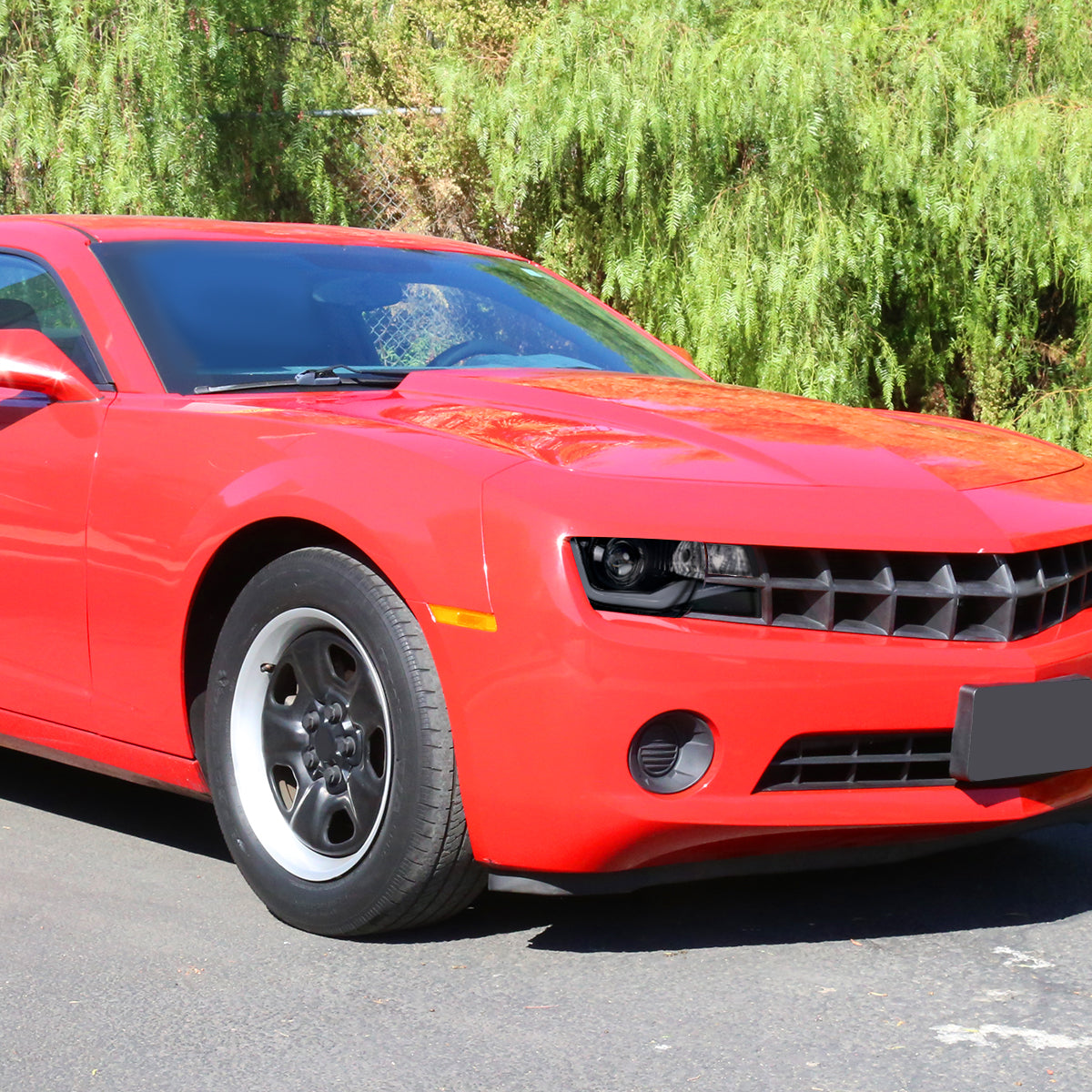Spec-D 10-13 Chevy Camaro LED Bar Projector Headlights GL BlackSmoked