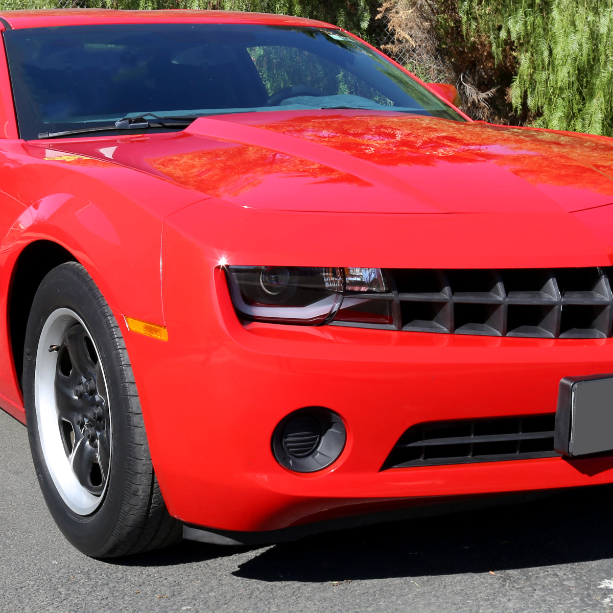 Spec-D 10-13 Chevy Camaro LED Bar Projector Headlights Black