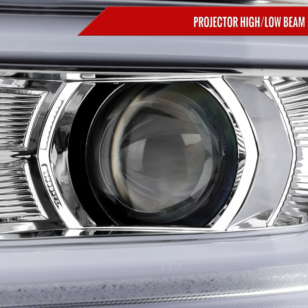 Spec-D 16-18 Chevy Camaro Sequential Projector Headlights Chrome