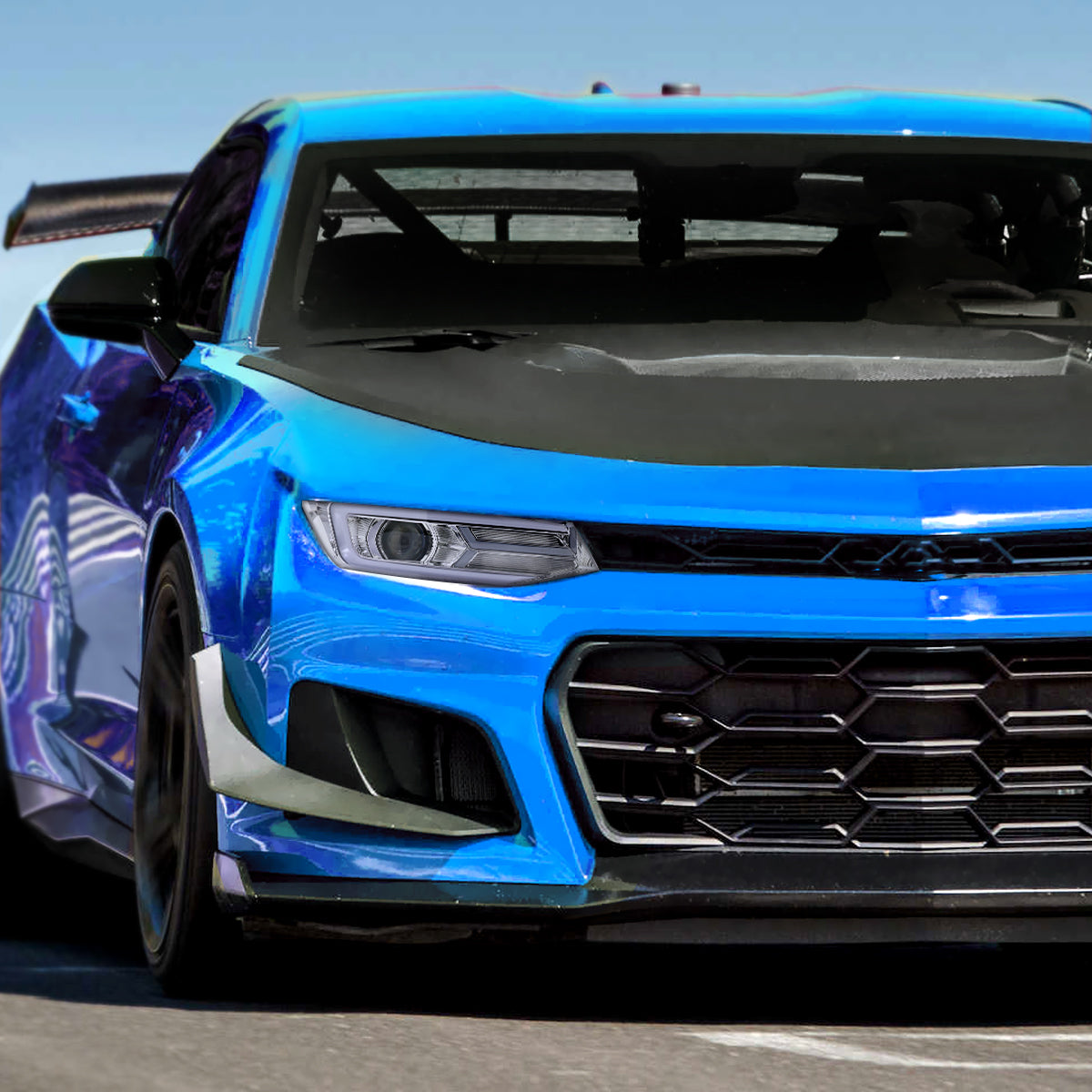 Spec-D 16-18 Chevy Camaro Sequential Projector Headlights Chrome