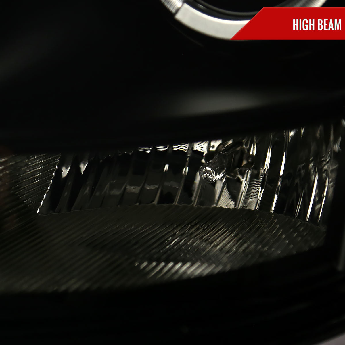 Spec-D 03-07 Cadillac CTS Halo Projector Headlights Black/Smoked Lens