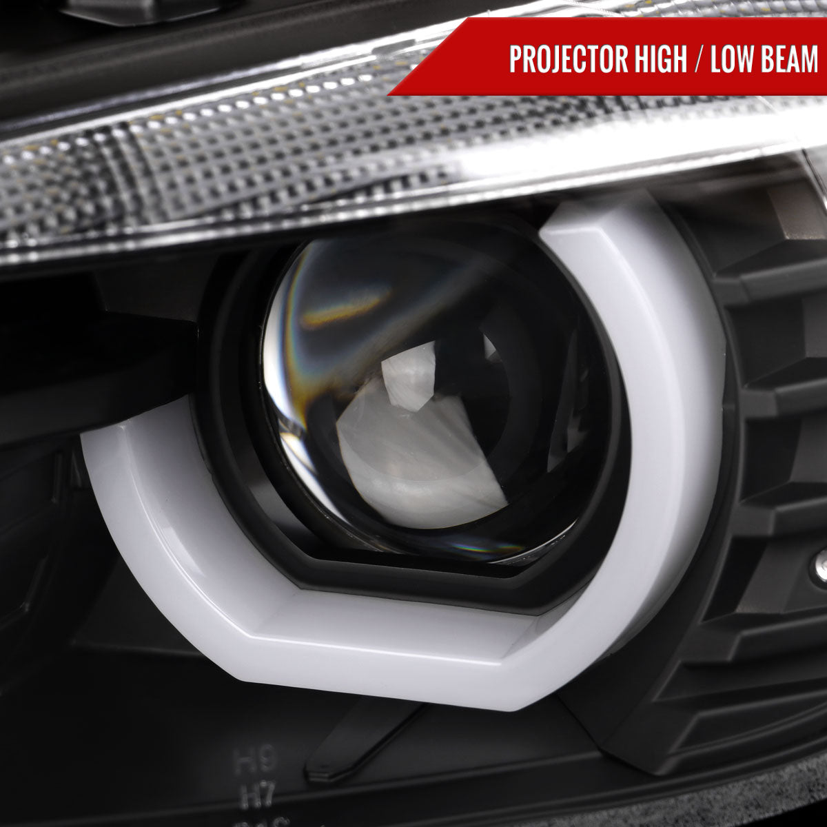 Spec-D 12-15 BMW F30 3-Series 4DR LED Projector Headlights HID Black