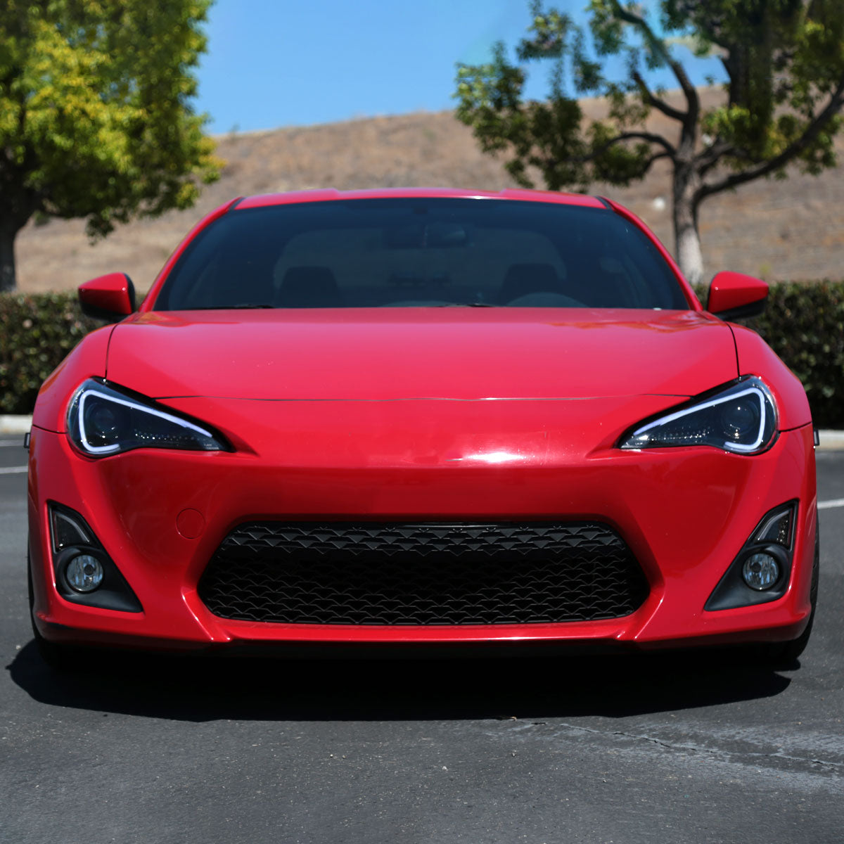 Spec-D 12-17 Scion FRS/ 86 LED Bar Projector Headlights Black