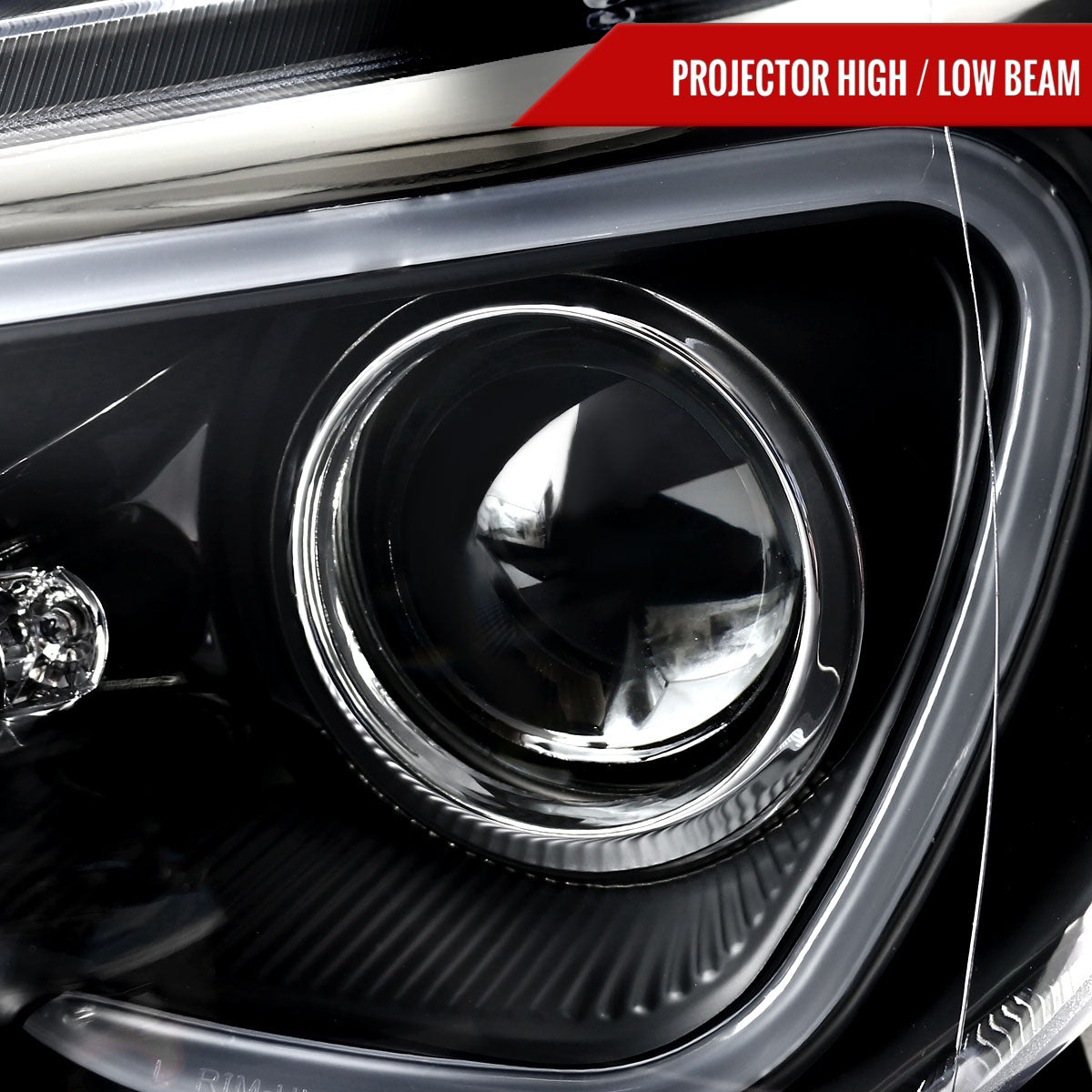 Spec-D 12-17 Scion FRS/ 86 Projector Headlights LED Bar Black