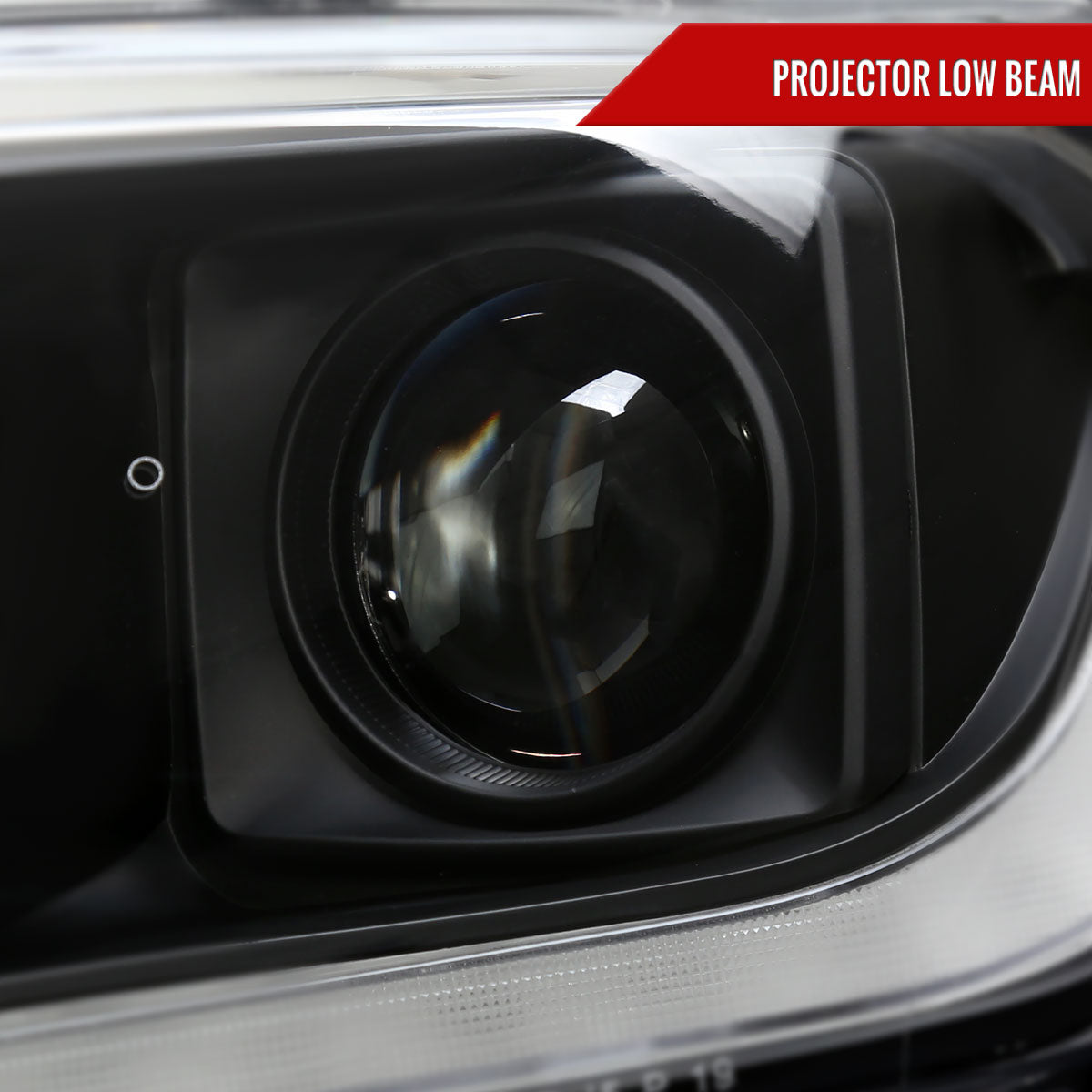 Spec-D 19-22 Ford Ranger SEQ LED Bar Projector Headlights Black