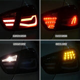 Spec-D 06-08 BMW E90 323i 325i 328i 330i LED Tail Lights Black