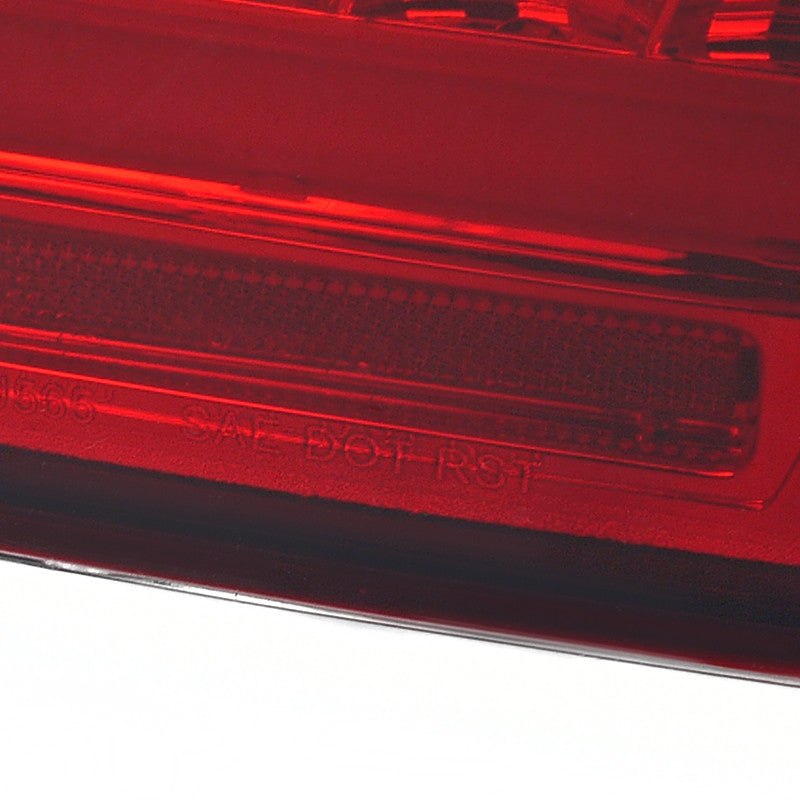 Spec-D 07-09 Lexus LS460 LED Tail & Trunk Lights Chrome/Red