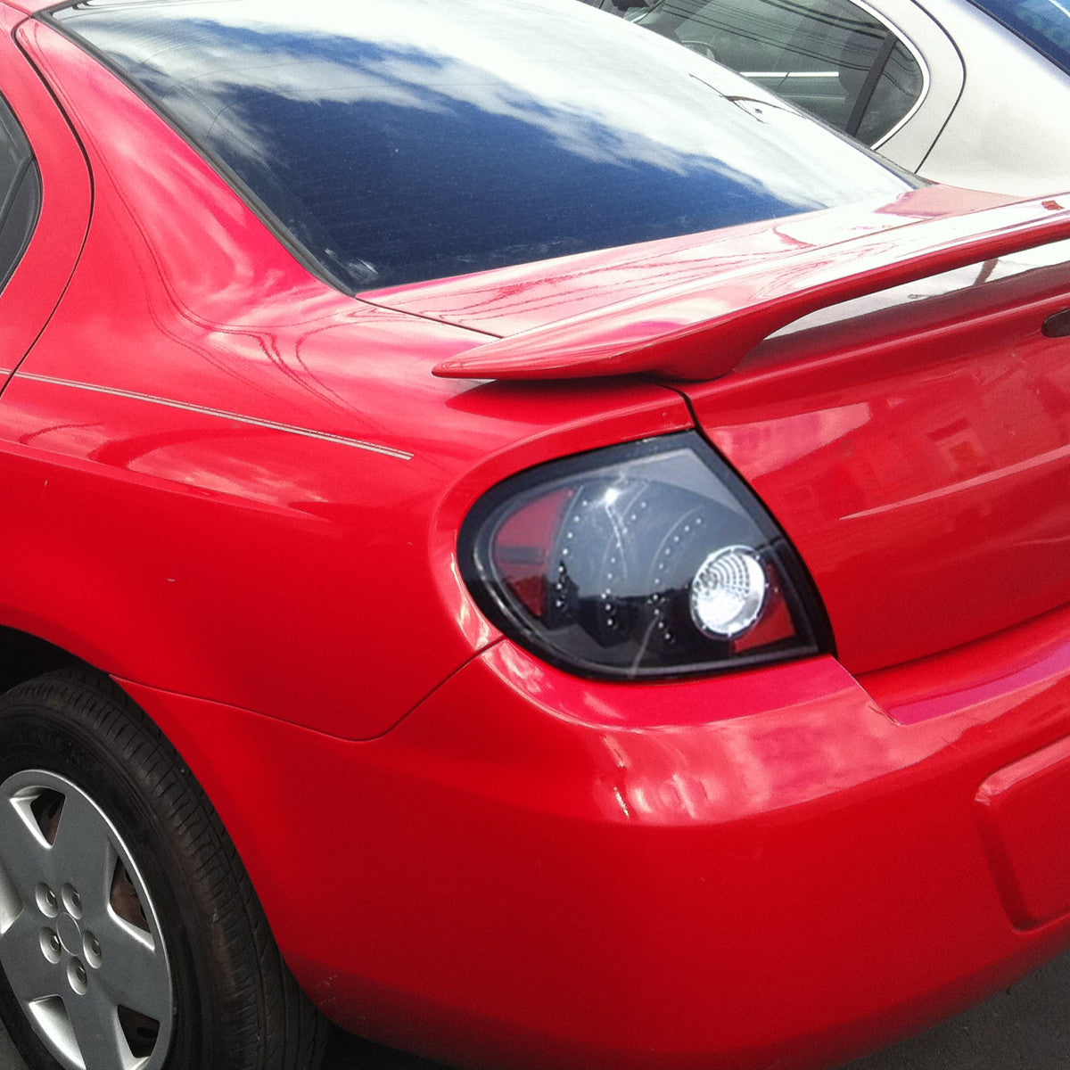 Spec-D 03-05 Dodge Neon LED Tail Lights Black