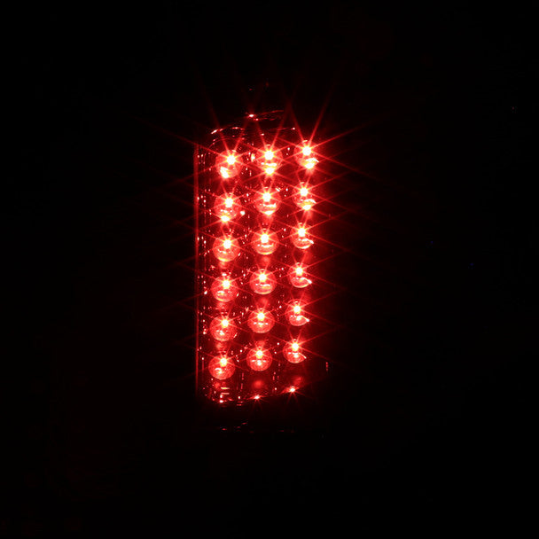 Spec-D 99-02 Silverado/99-06 Sierra Tail Lights LED Chrome/Smoked