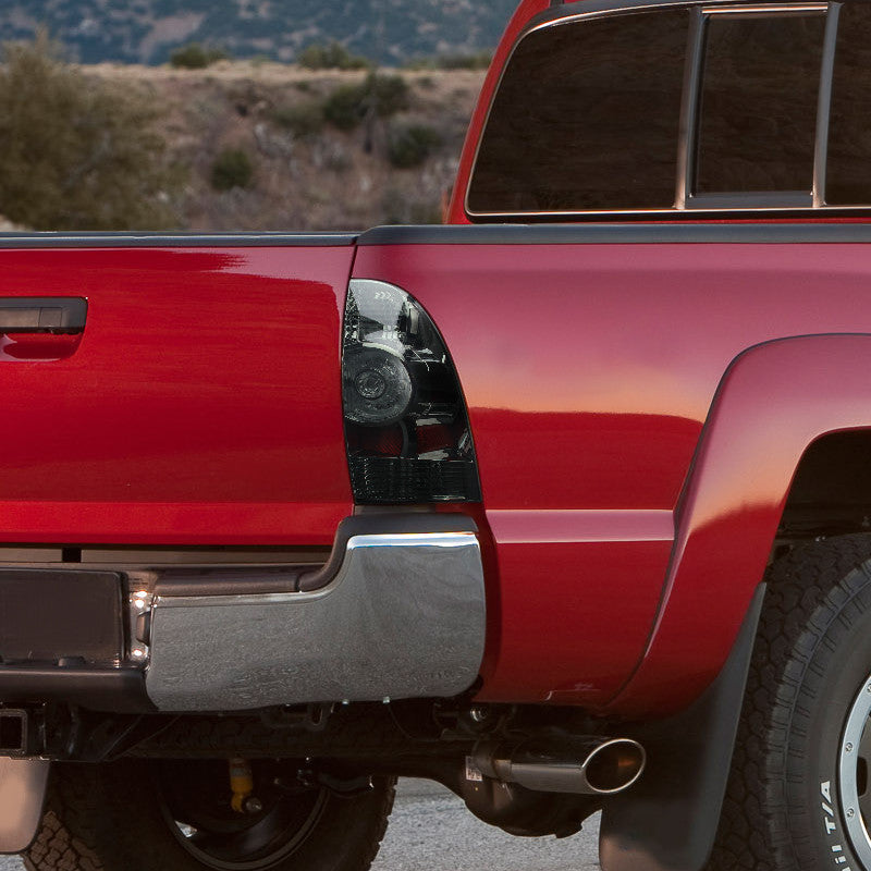 Spec-D 05-15 Toyota Tacoma Tail Lights LED Chrome/Smoked