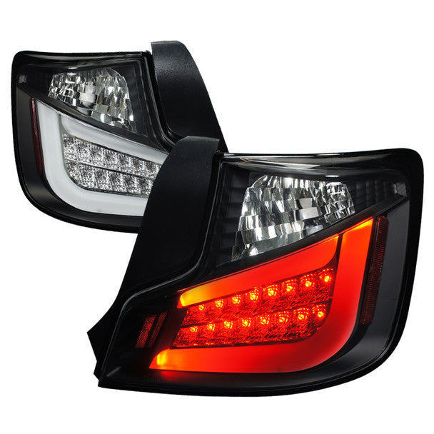 Spec-D 2011 Only Scion Tc LED Tail Lights Black Housing