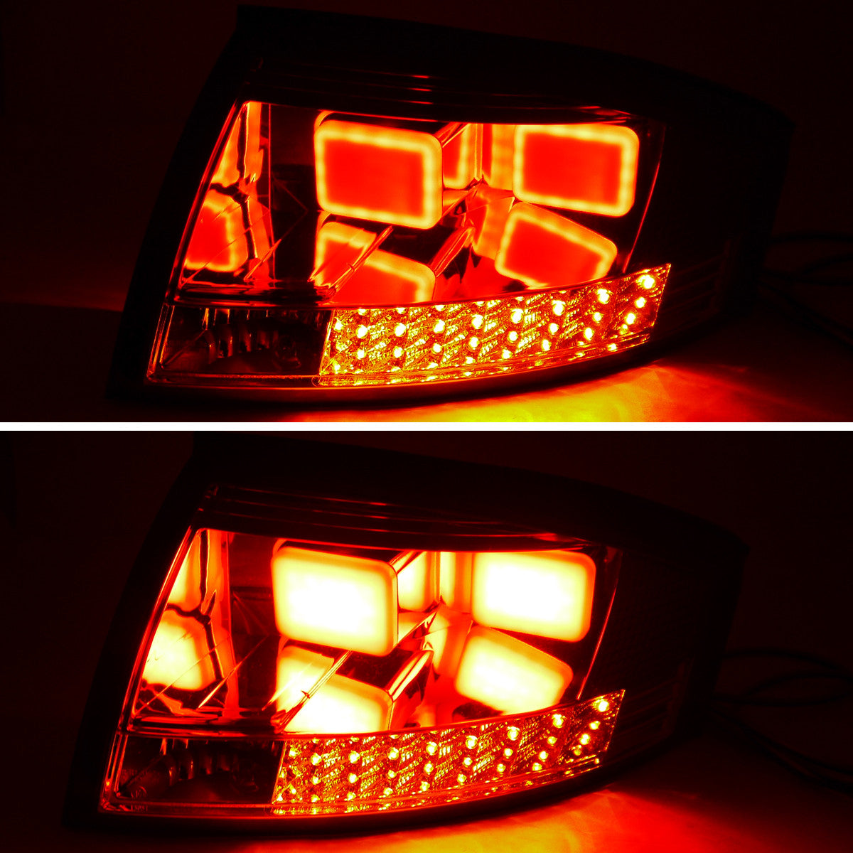 Spec-D 99-06 Audi Tt LED Tail Lights V2 Red Clear