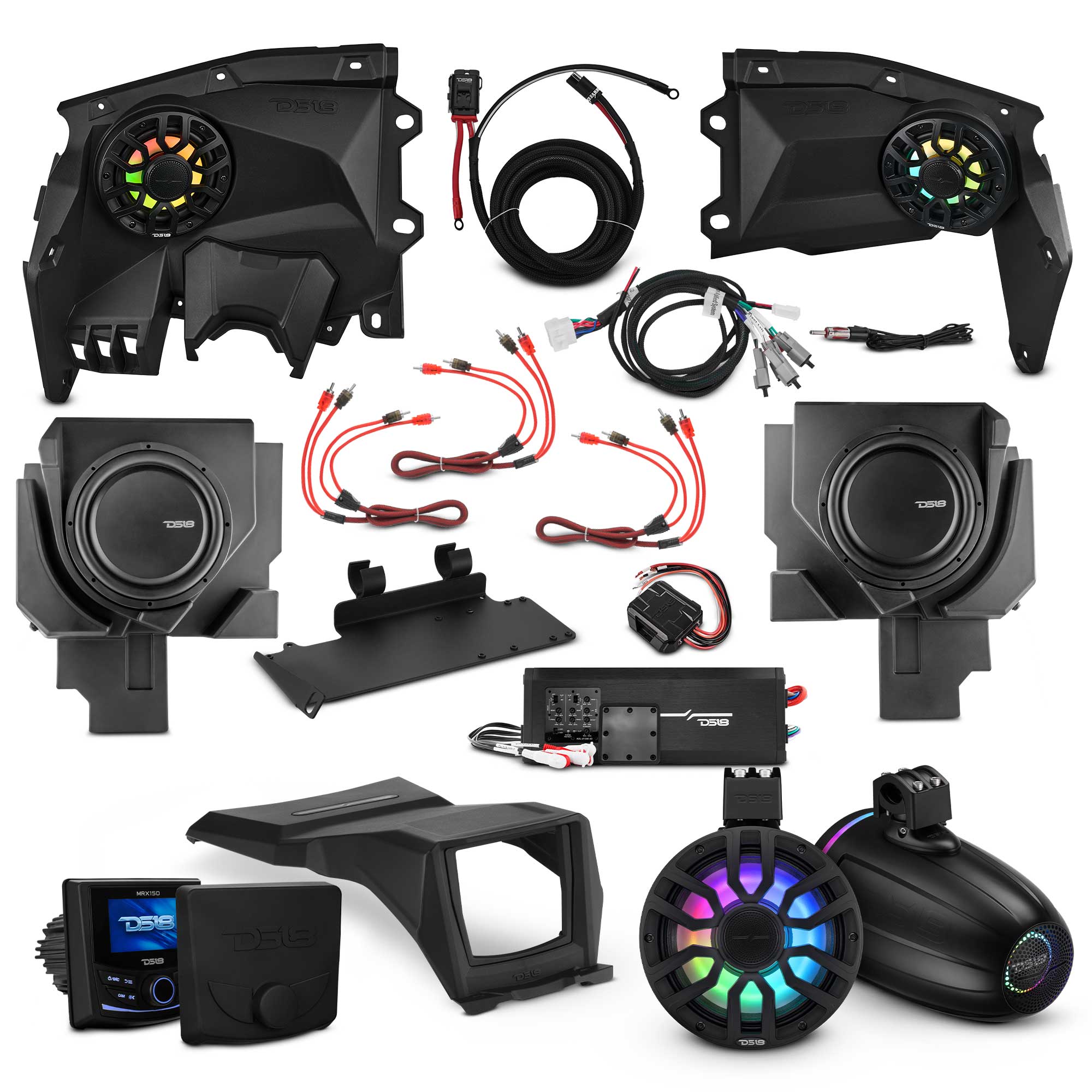 Can-Am Maverick X3 Stage 6 - Dash Speaker Panels, 8