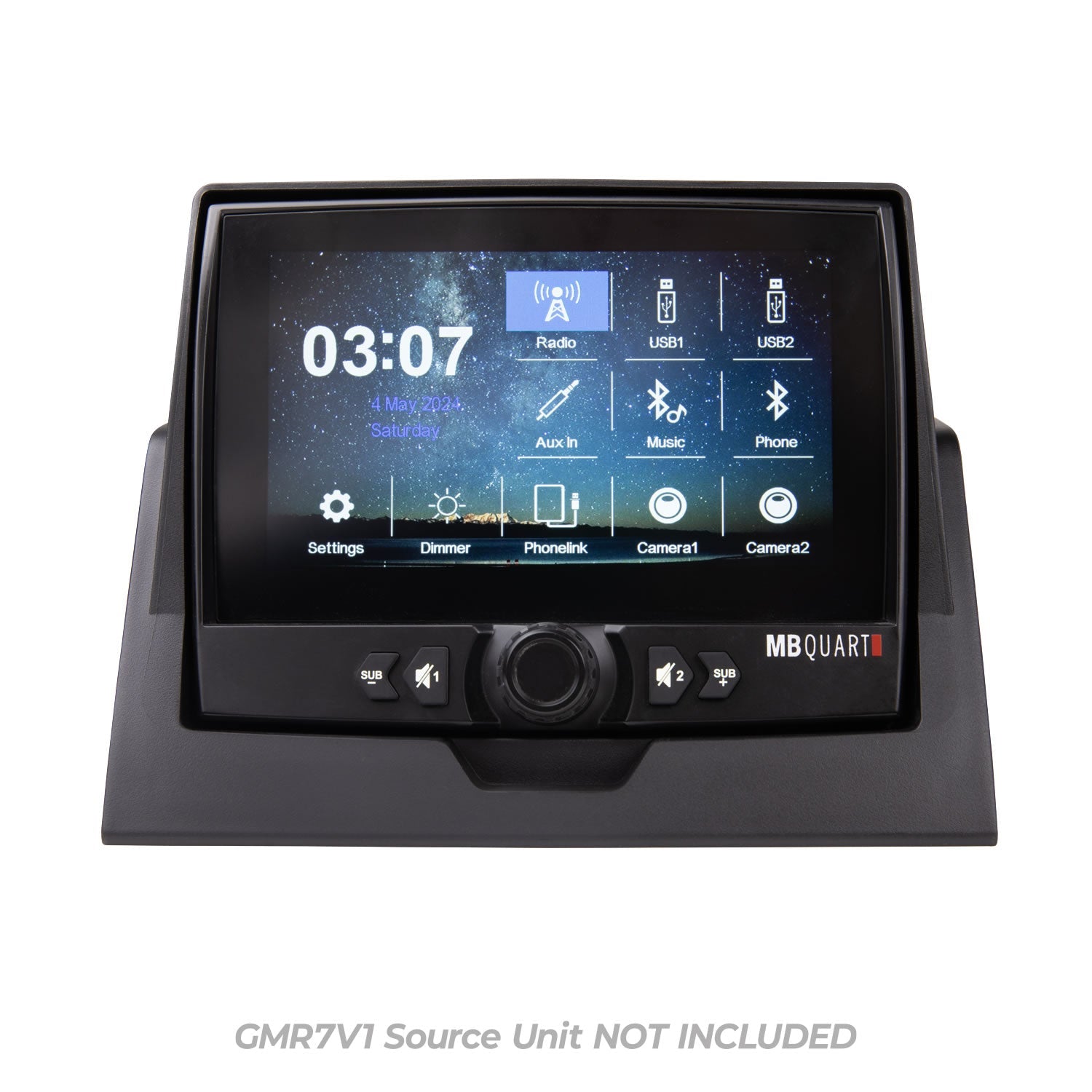 MBQRG-DASH-1 Polaris Ranger 1000 / XP 1000 Tuned GMR7V1 Source Unit Dash Installation Kit