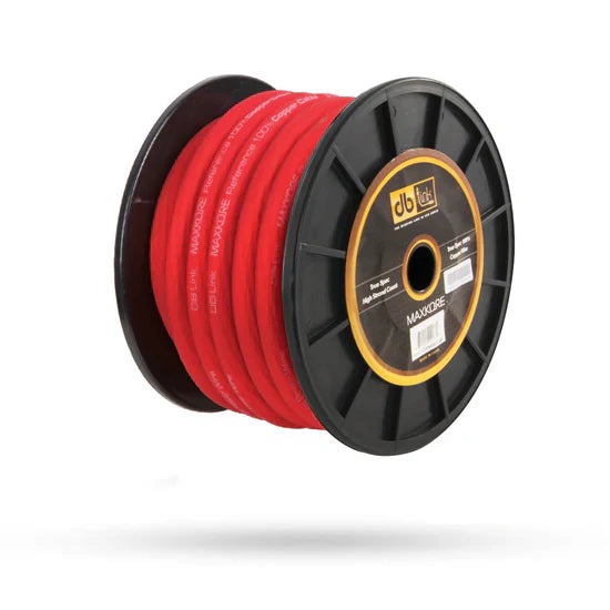 MKPW4R100 : 4 Gauge Red 100 ft. Maxkore Soft Touch Power Wire Roll