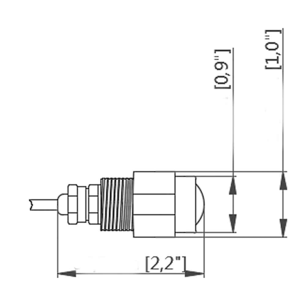 Metra ML-DLRGB9W 9W Small RGB Drain Plug Light