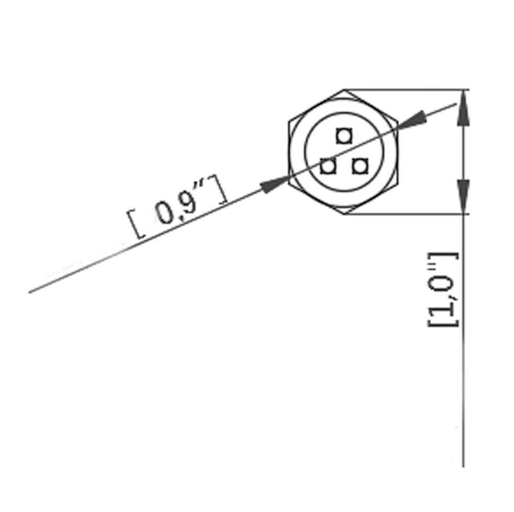 Metra ML-DLRGB9W 9W Small RGB Drain Plug Light