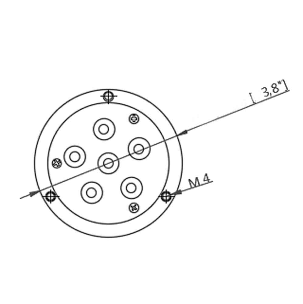 Metra RGBW24W 24W RGBW Underwater Transom Light