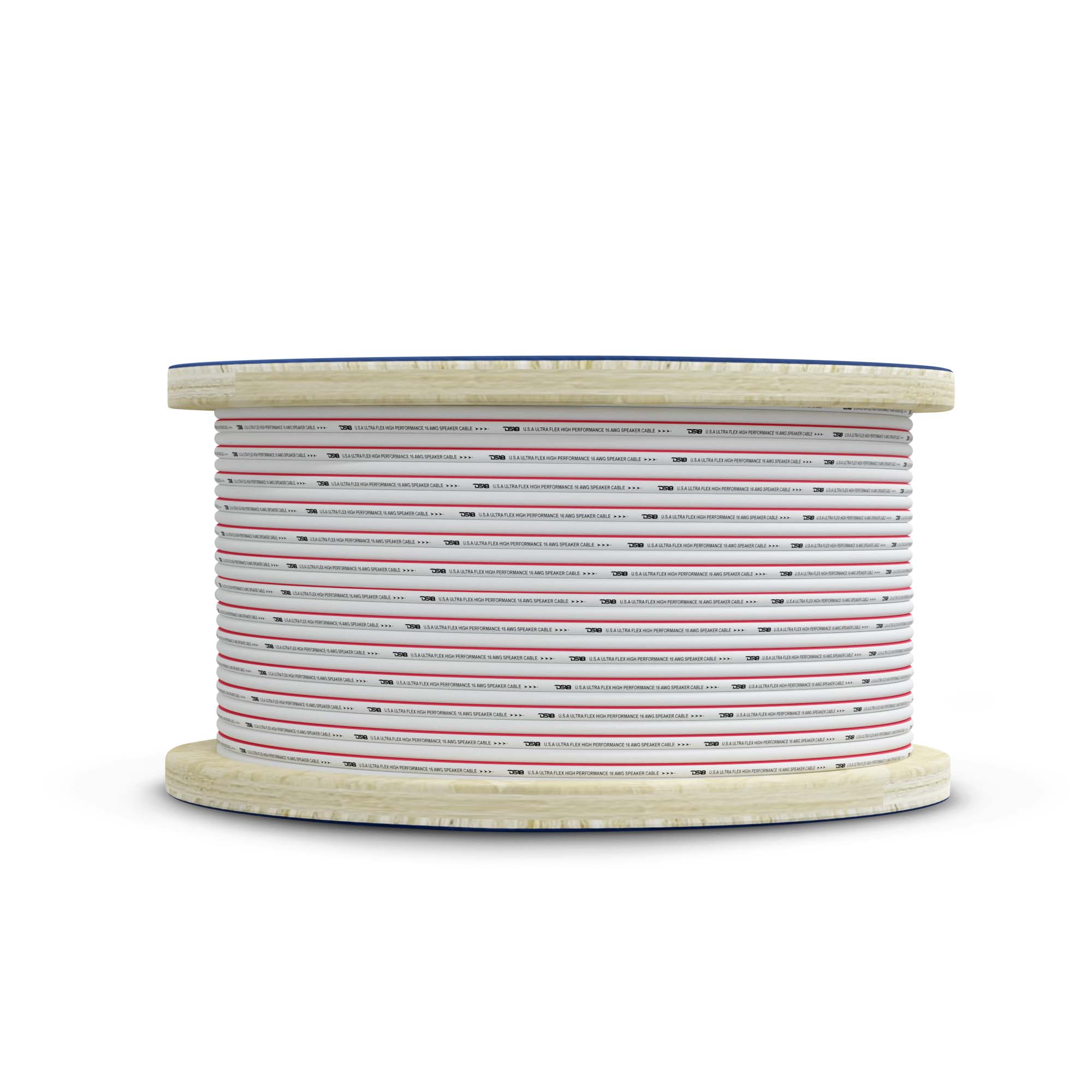 DS18 16-GA Marine Grade Tinned 100% Copper OFC Speaker Wire -150 Feet