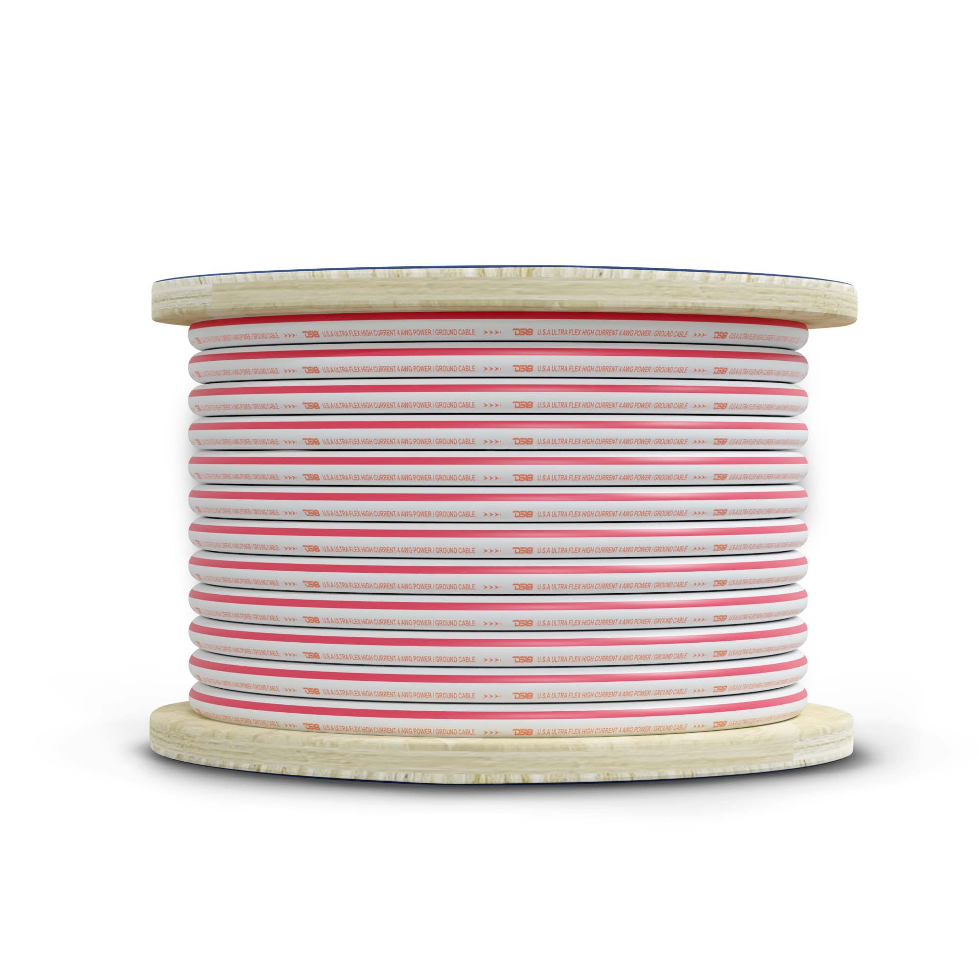 DS18 4-GA Marine Grade Tinned 100% Copper OFC Power Wire -50 Feet