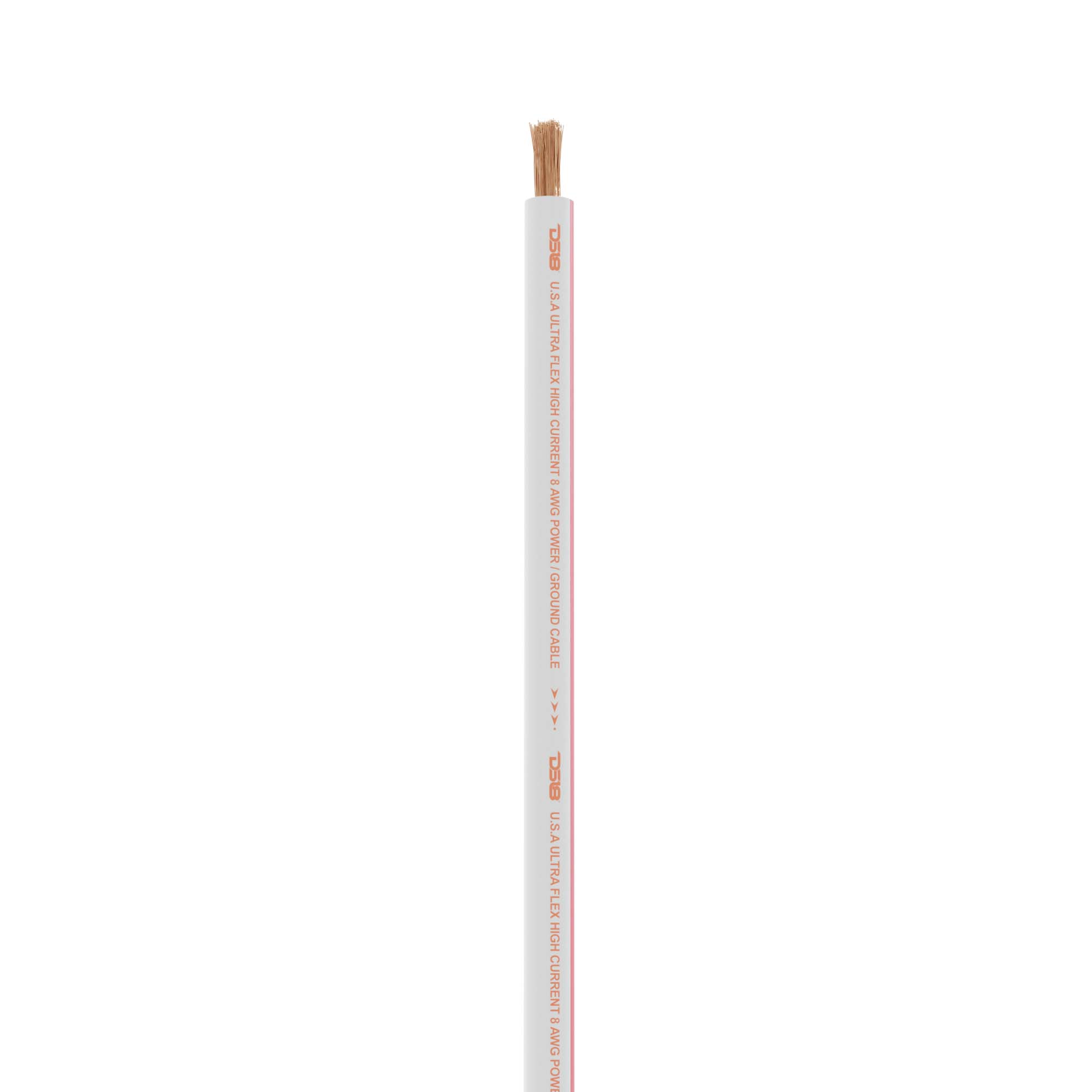 DS18 8-GA Marine Grade Tinned 100% Copper OFC Power Wire -100 Feet