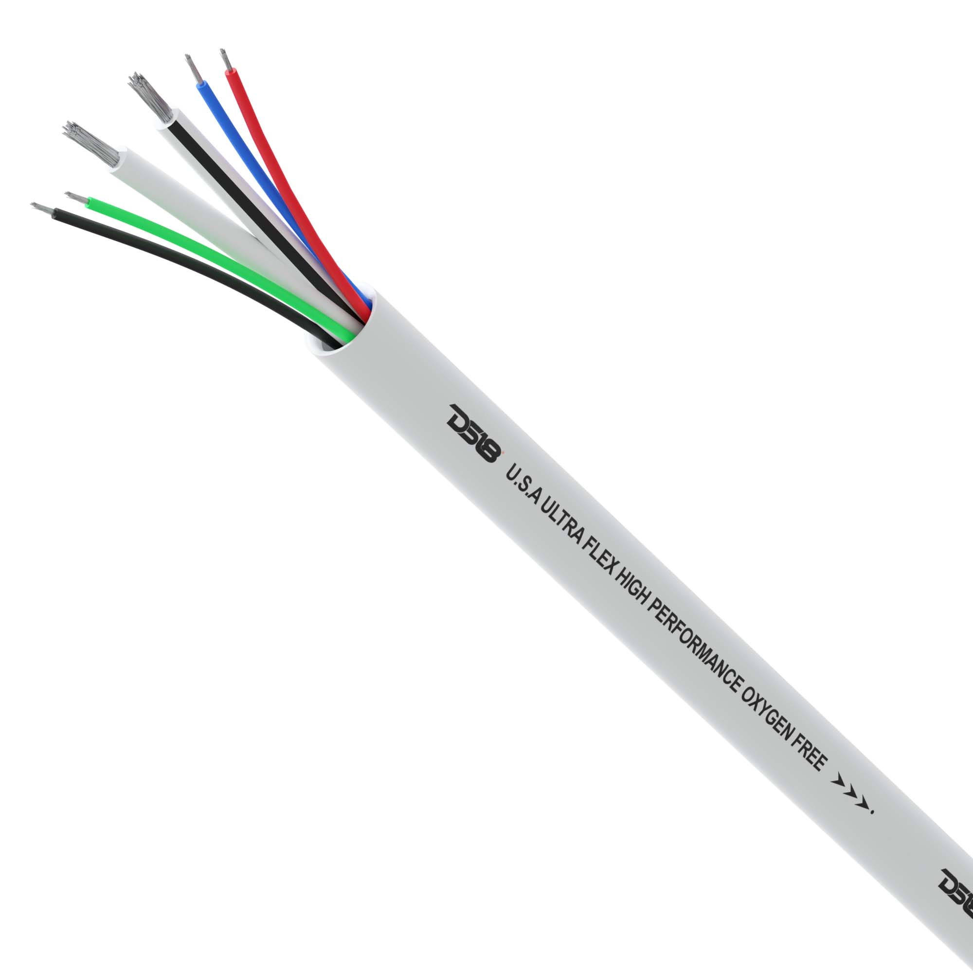 DS18 Marine Tinned OFC 18-GA Rgb Wires with 12-GA Speaker Wires 100 Feet